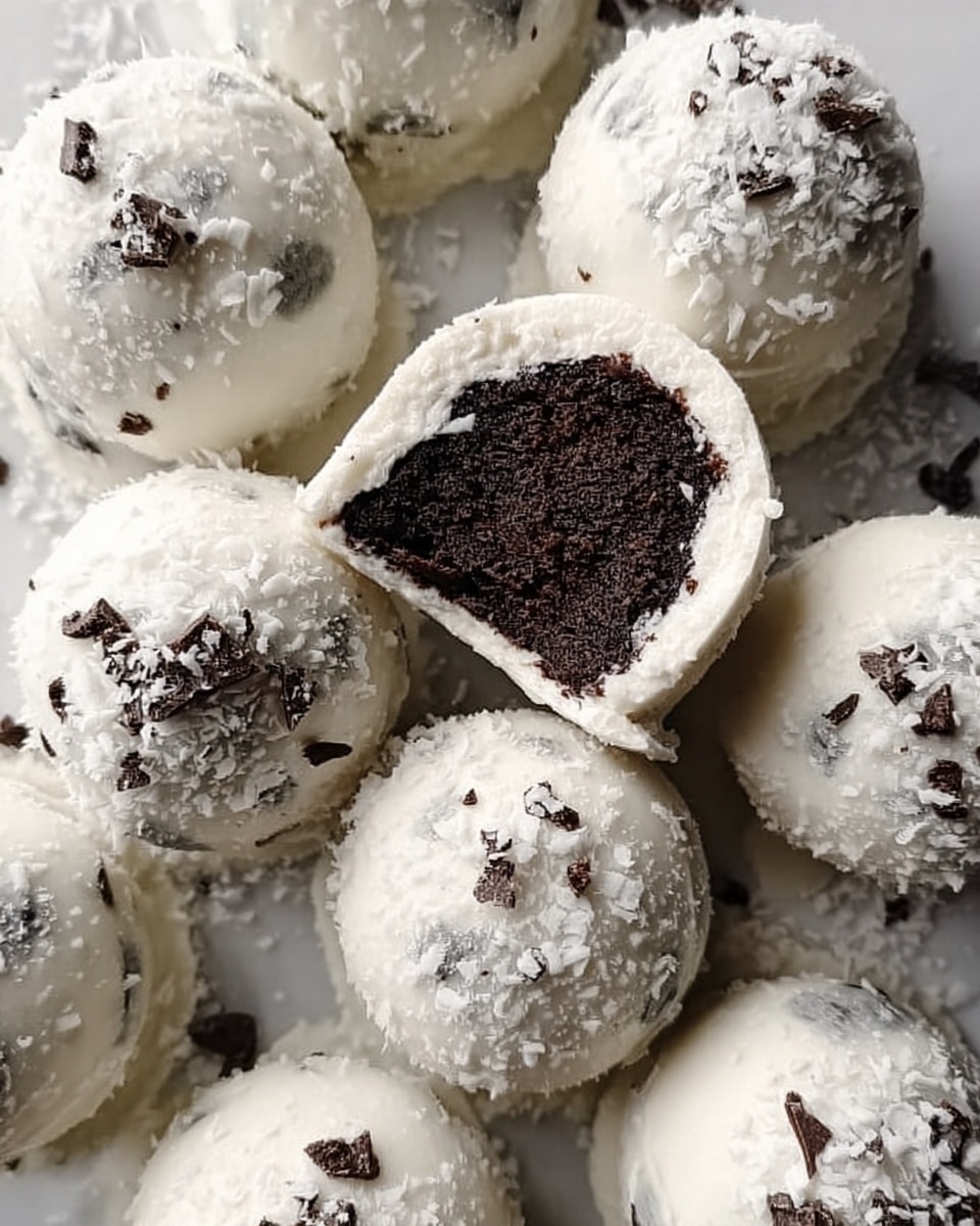 Mint Chocolate Chip Snowball Cookies Recipe - Recipe Image