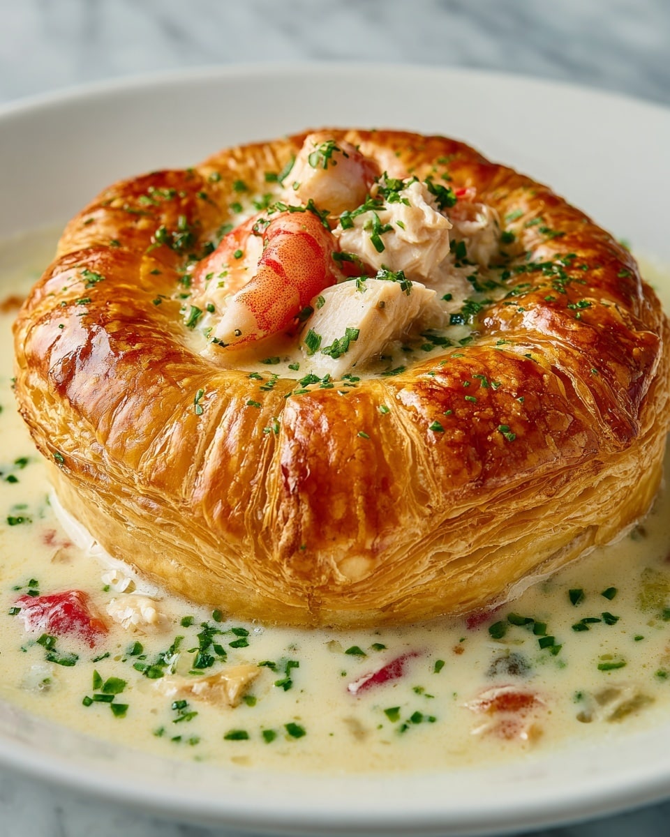 Chicken Pot Pie Crescent Braid Recipe - Recipe Image