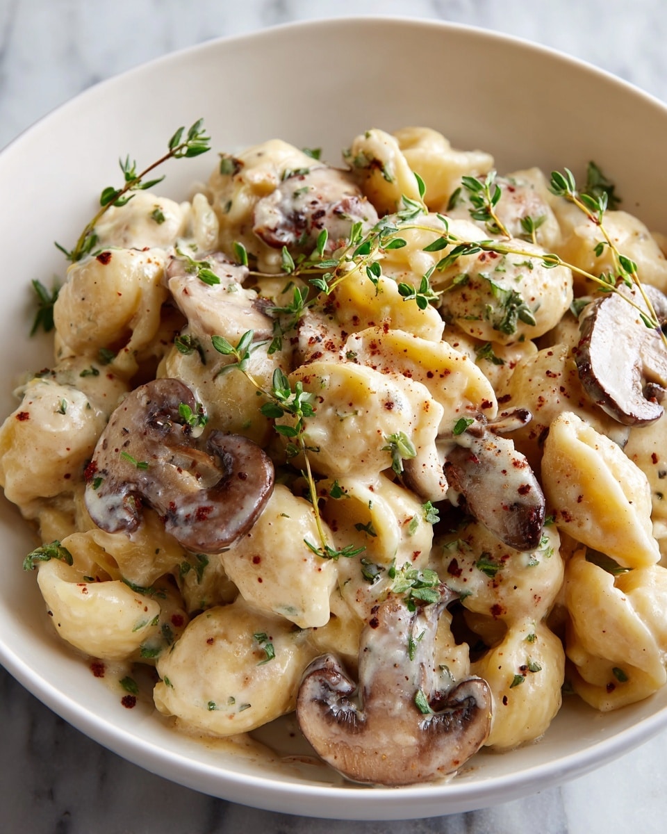 Creamy Mushroom & Pearl Couscous Soup Recipe - Recipe Image