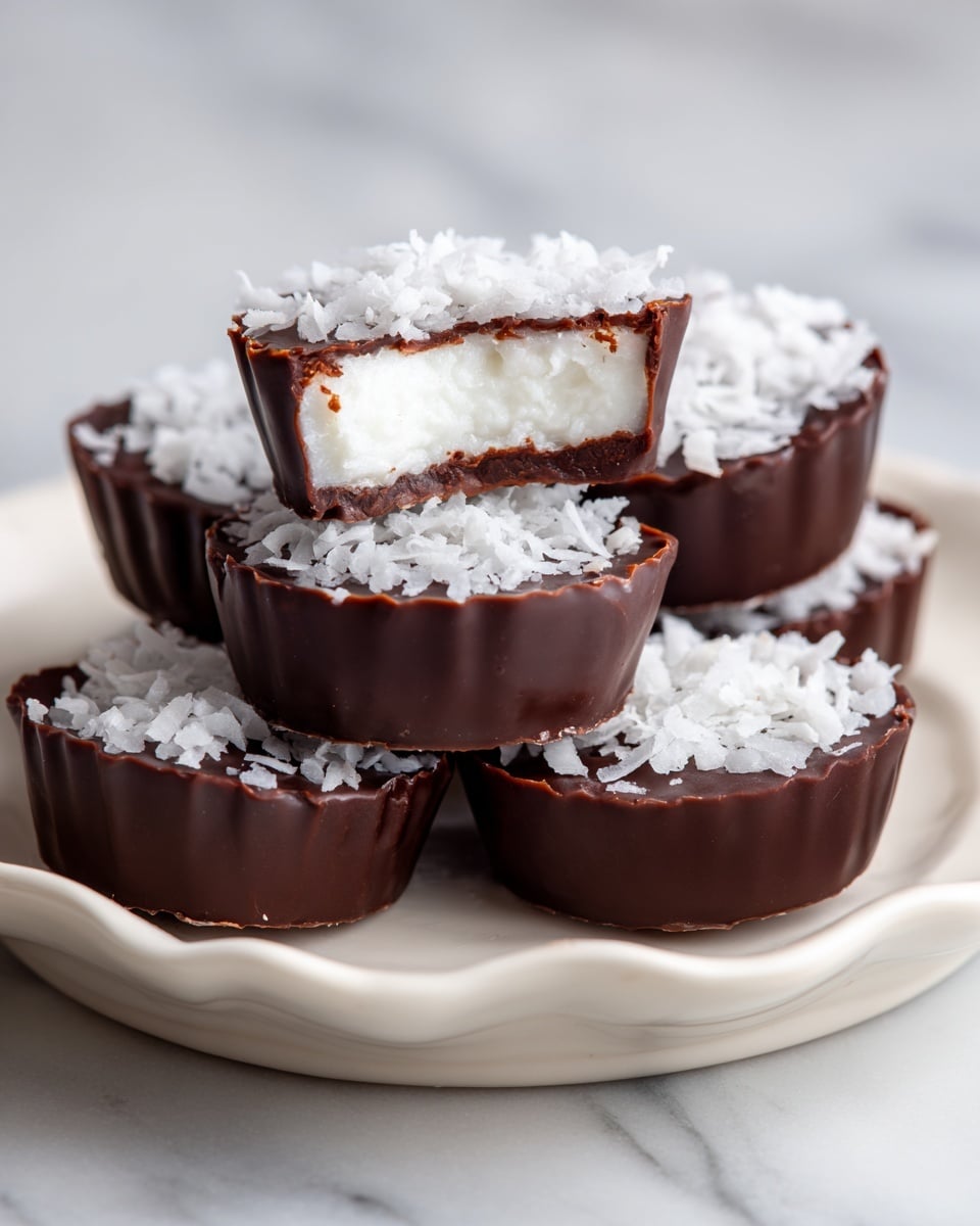 No-Bake Coconut Cream Balls Recipe - Recipe Image