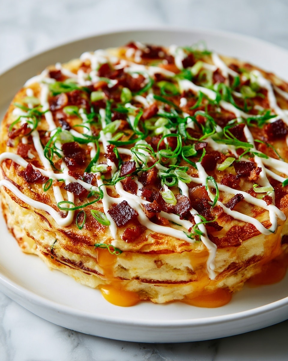 Loaded Hashbrowns with Bacon, Cheddar, and Green Onions Recipe - Recipe Image