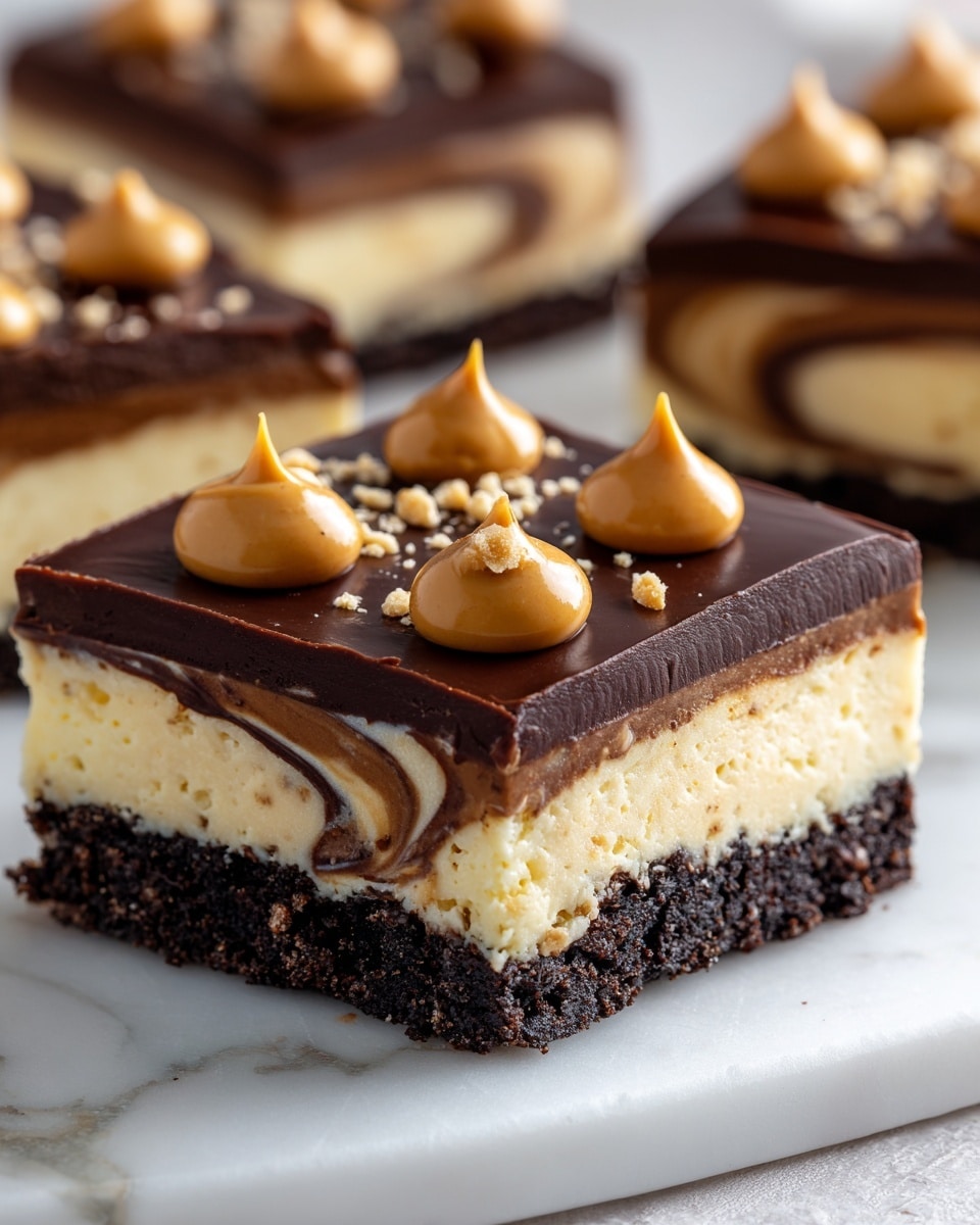 Chocolate Peanut Butter Cheesecake Recipe - Recipe Image