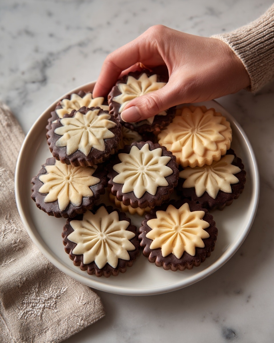 Espresso Shortbread Cookies Recipe - Recipe Image