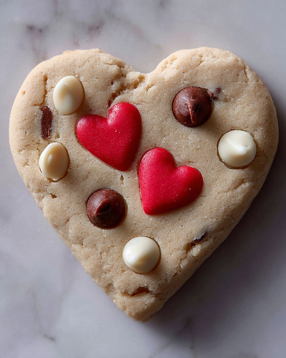 Chocolate Chip Cookie Dough Hearts Recipe - Recipe Image