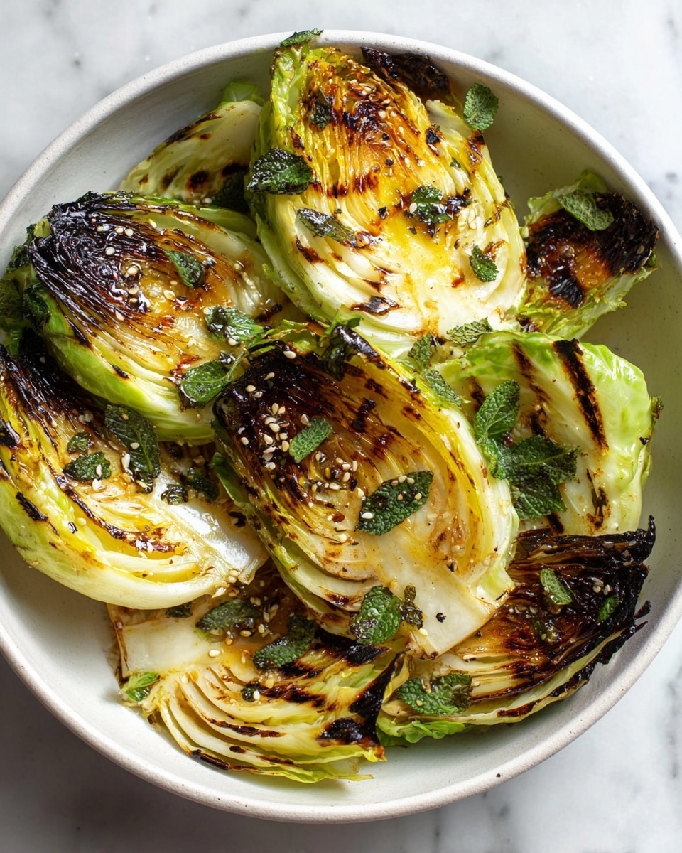 Miso Butter Roasted Cabbage Wedges Recipe - Recipe Image
