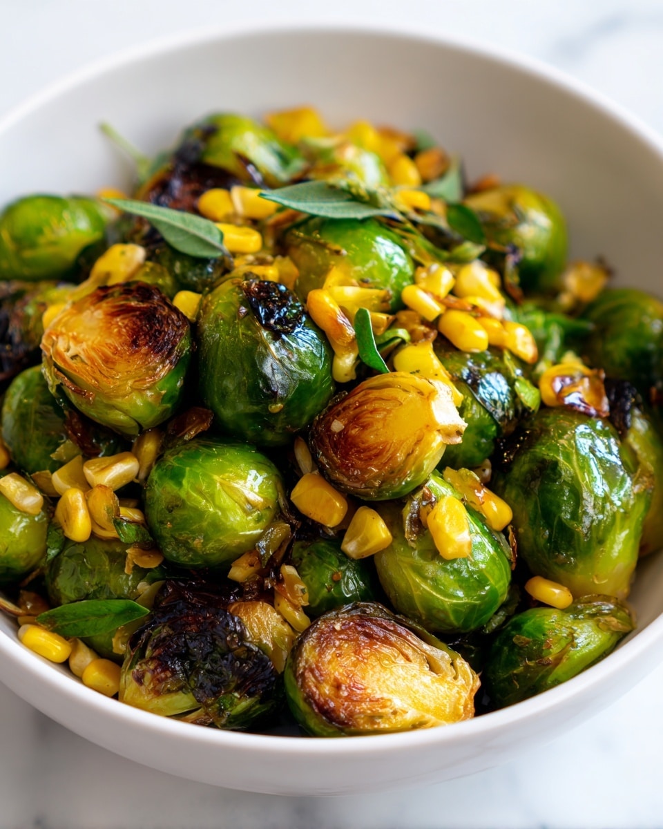 Mexican Street Corn Brussels Sprouts: A Flavorful Twist on a Classic Dish Recipe - Recipe Image