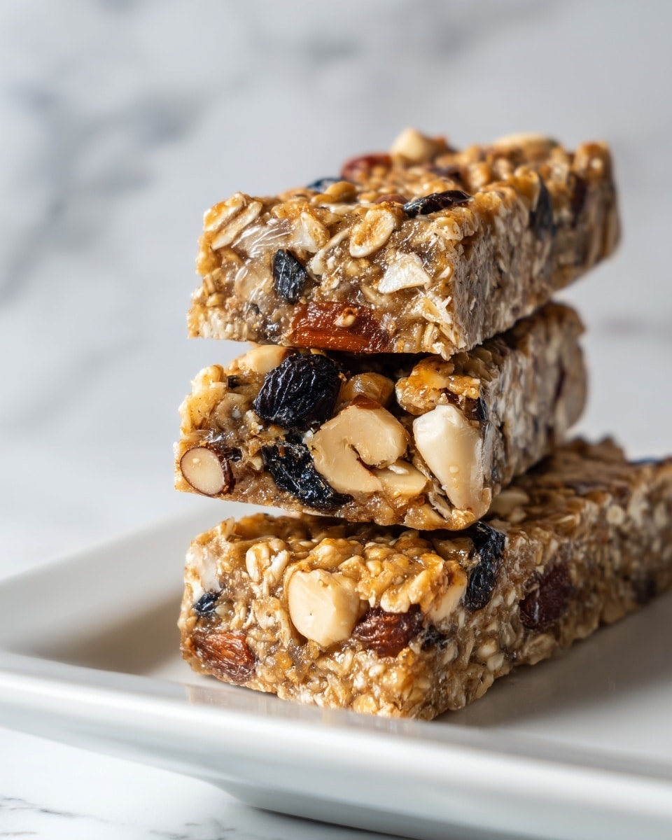 Homemade Banana Granola Bars Recipe - Recipe Image