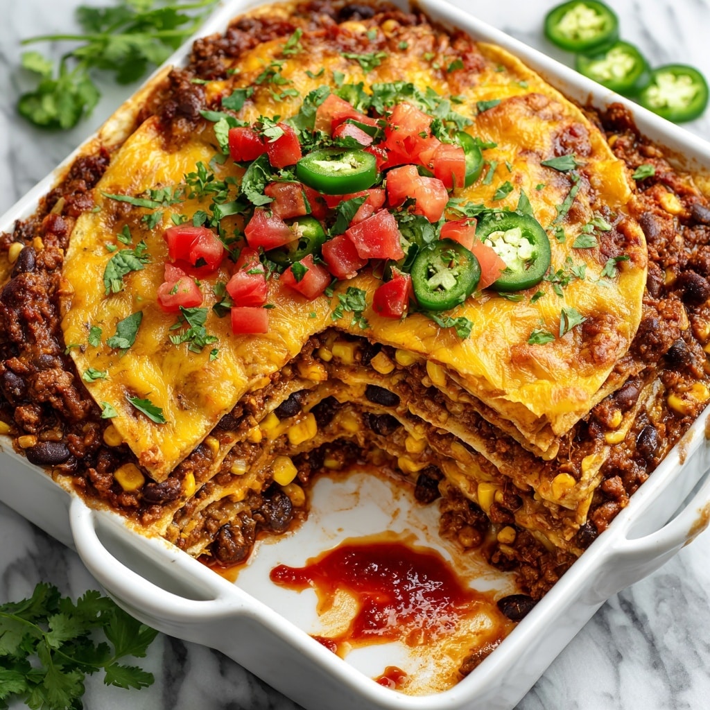 Beef Enchilada Casserole Recipe - Recipe Image