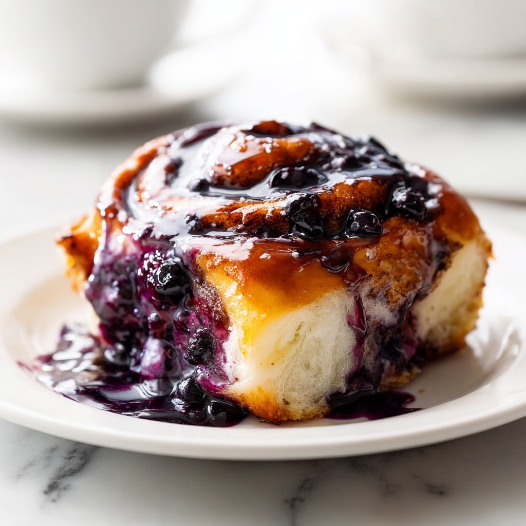 Blackberry Sweet Rolls with Cream Cheese Glaze Recipe - Recipe Image