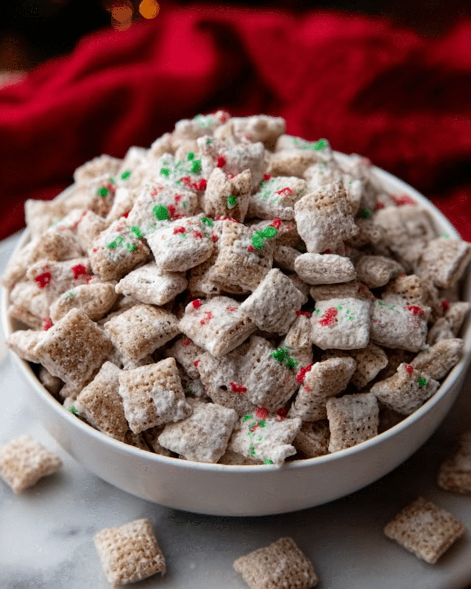 Reindeer Food (Christmas Puppy Chow) Recipe - Recipe Image