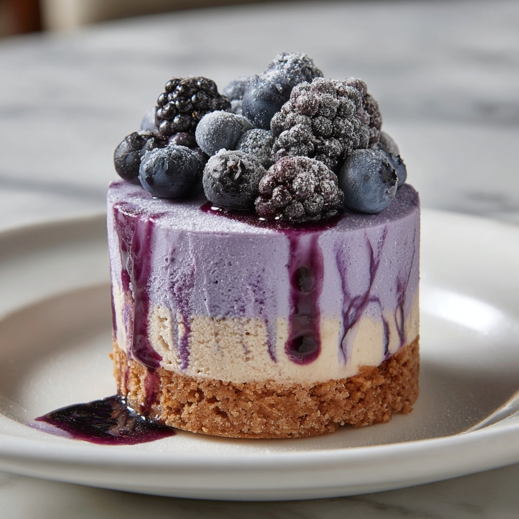 Blueberry Mousse Heaven Cheesecake Recipe - Recipe Image