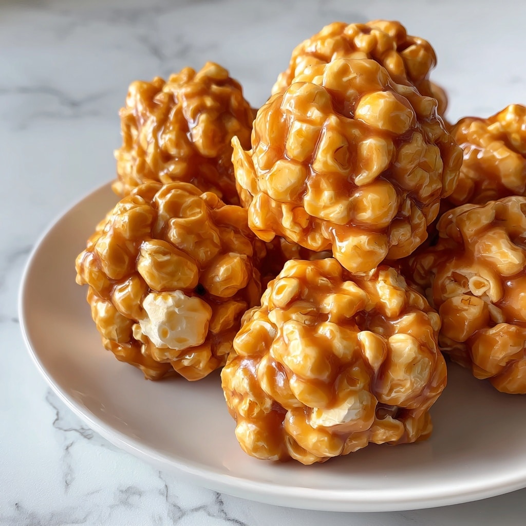 Caramel Popcorn Balls Recipe - Recipe Image
