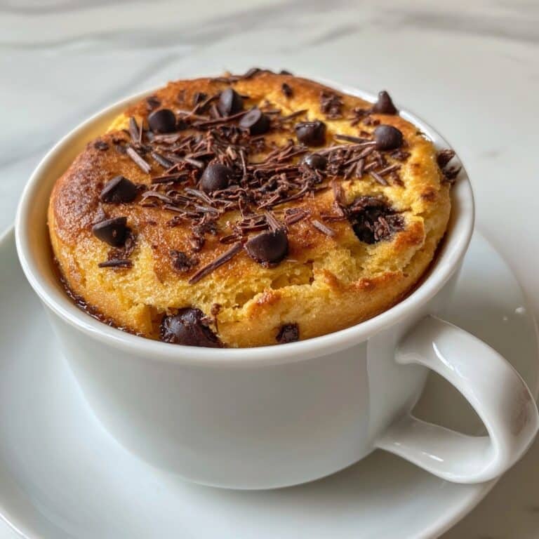 Chocolate Chip Mug Cake Recipe