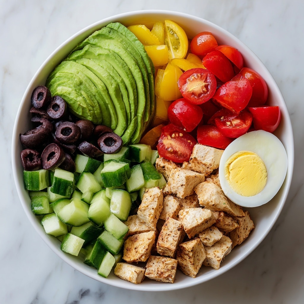 High-Protein Avocado Chicken Salad with Egg Recipe - Recipe Image