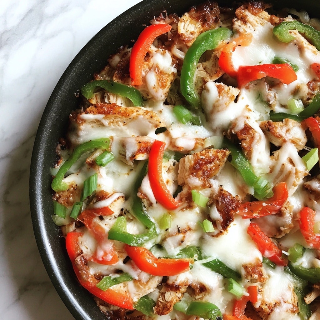 Chicken Cheesesteak Skillet Recipe - Recipe Image