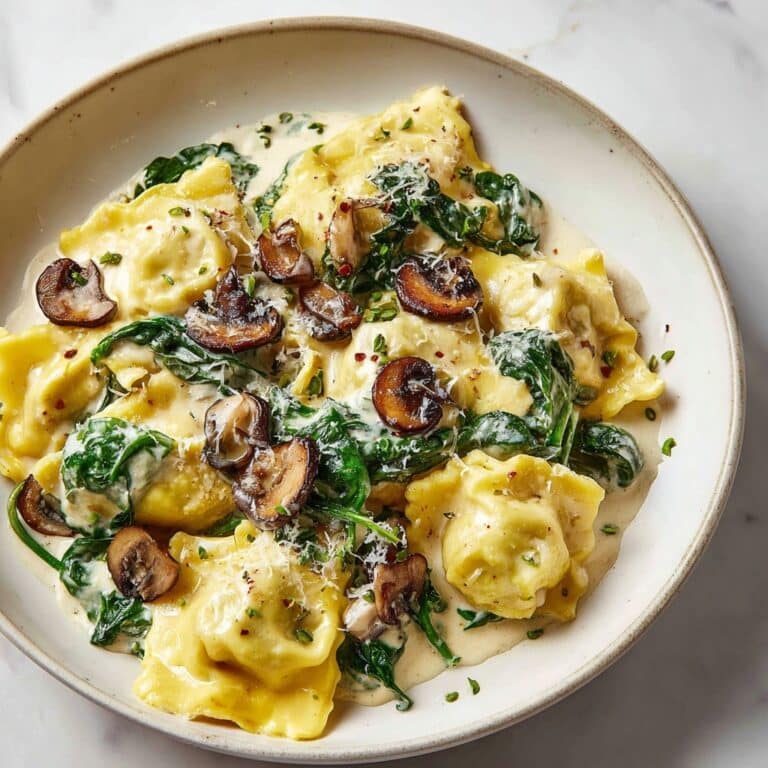 One-Skillet Garlic Butter Steak & Cheese Ravioli Recipe