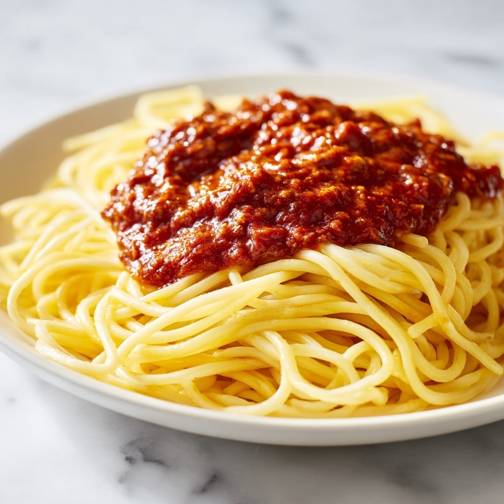 Old-Fashioned Spaghetti Recipe - Recipe Image