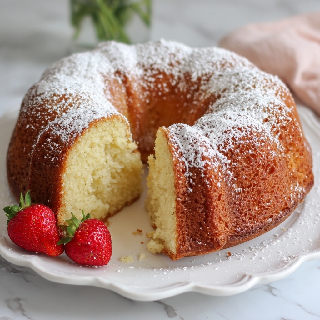 Delicious Coconut Cream Cheese Pound Cake Recipe - Recipe Image