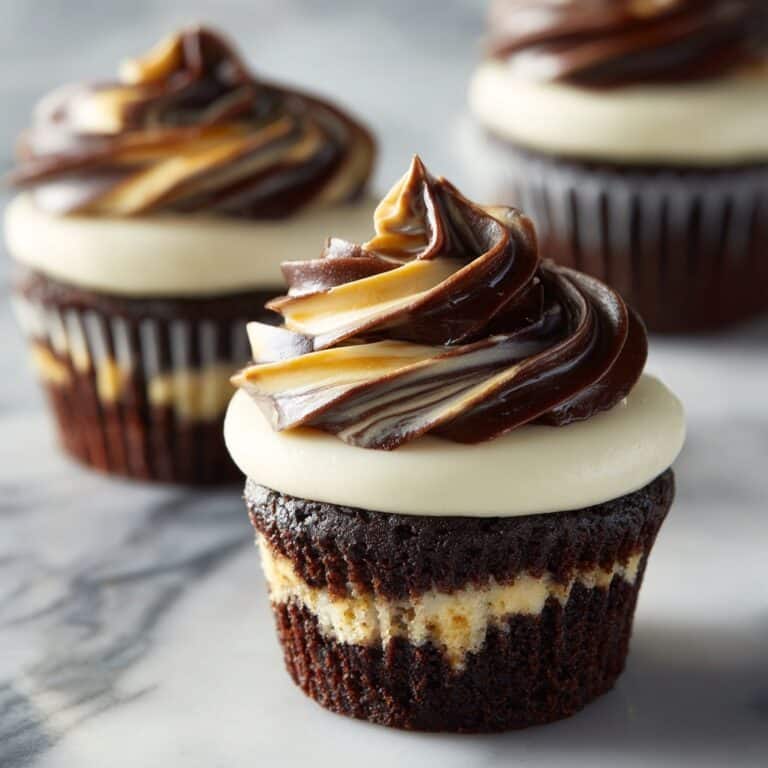 Chocolate Cheesecake Cupcakes with Whipped Ganache Frosting Recipe