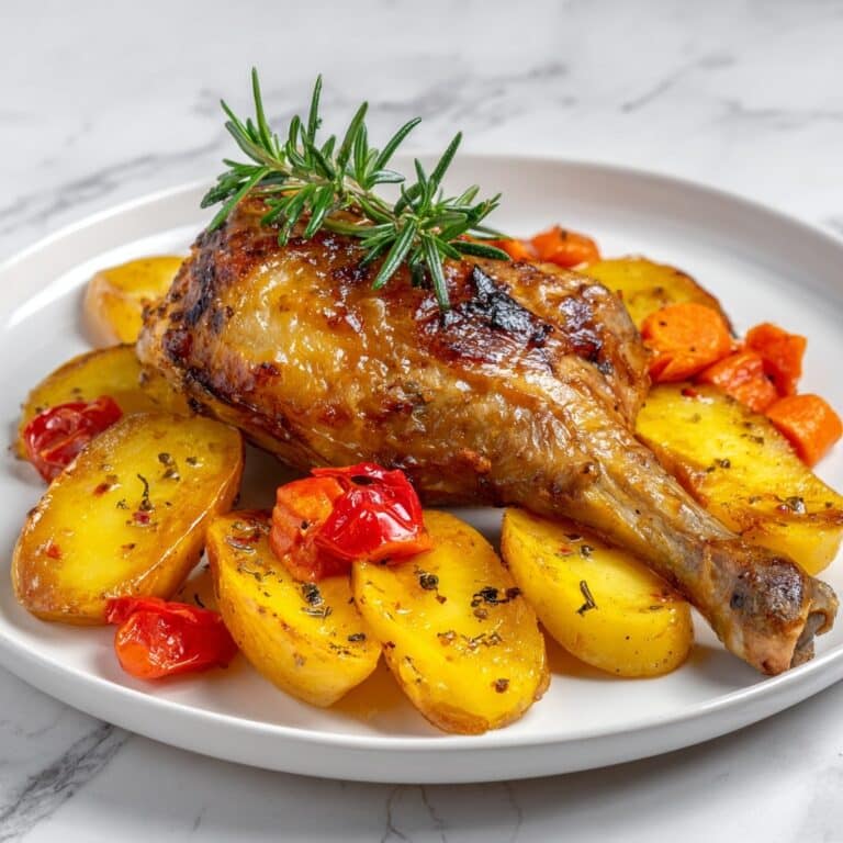 Roasted Herb-Seasoned Chicken with Vegetables Recipe