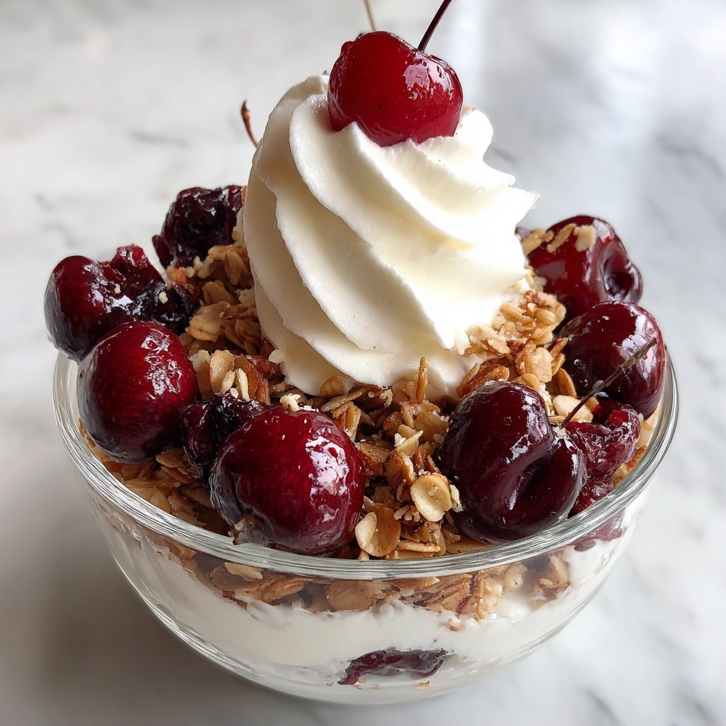 Fresh Cherry Crisp Recipe - Recipe Image