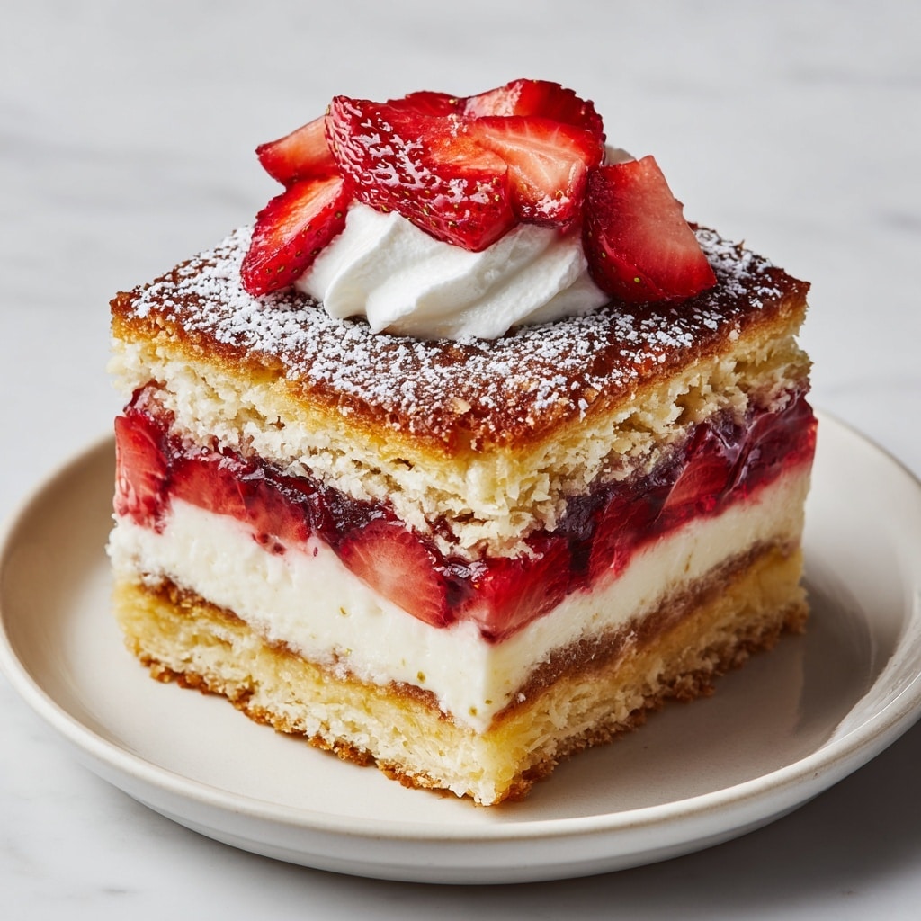 No-Fuss Strawberry Cheesecake Dump Cake Recipe - Recipe Image