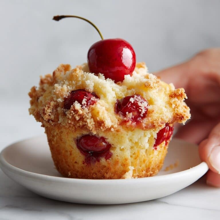 Cherry Cobbler Muffins Recipe