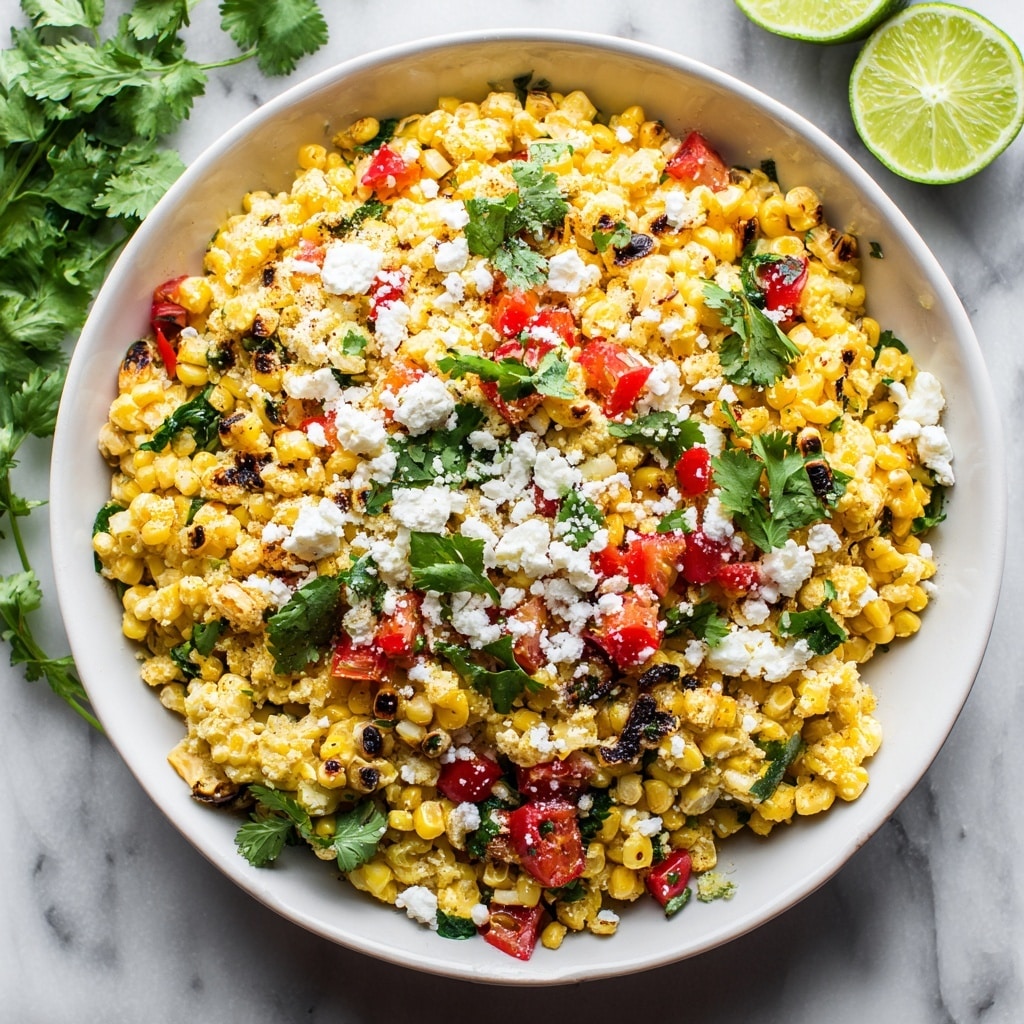 Chili-Lime Grilled Corn Salad Recipe - Recipe Image