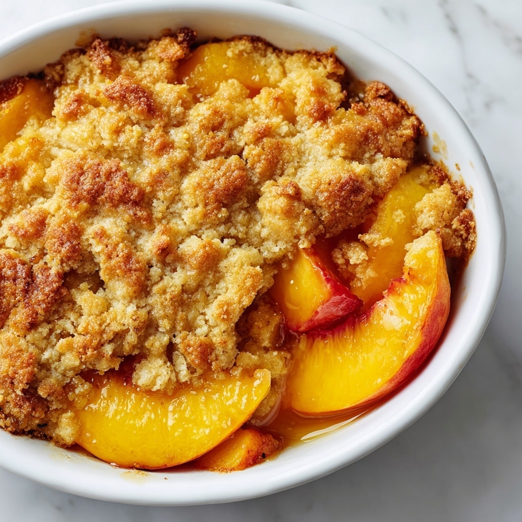 Old Time Oven Peach Cobbler Recipe - Recipe Image