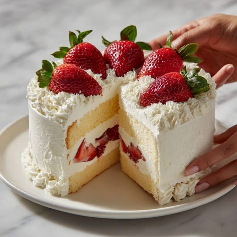 Strawberry Angel Cake Recipe