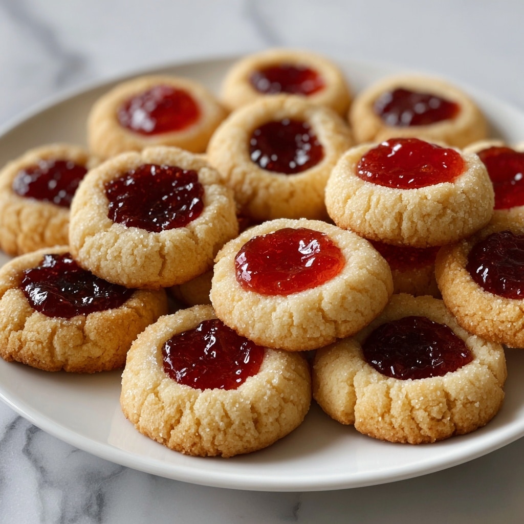 Thumbprint Cookies with Jam Filling Recipe - Recipe Image