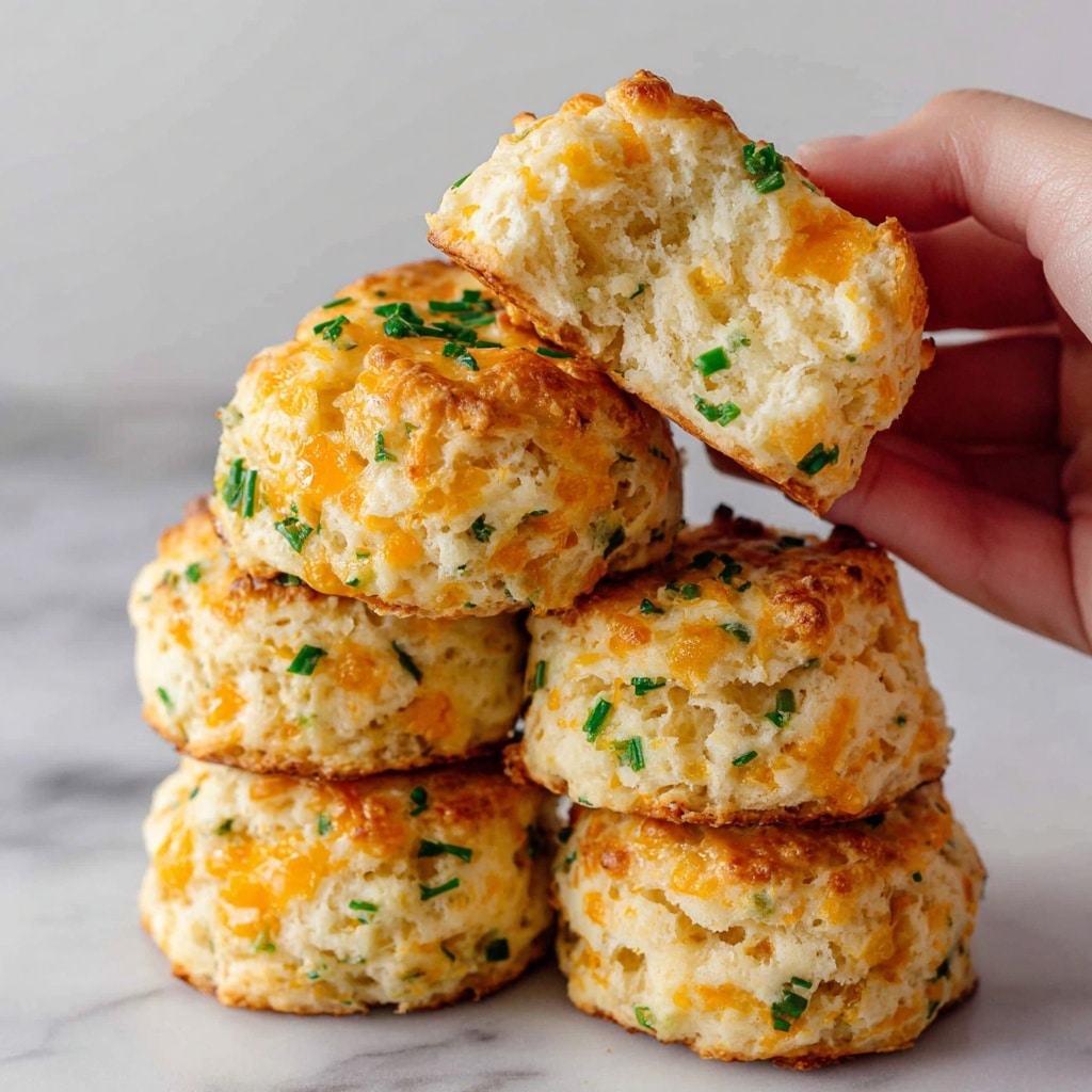 Cheddar Scallion Drop Biscuits Recipe - Recipe Image