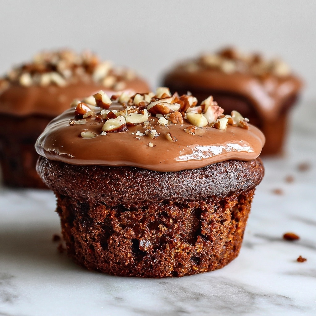 Sticky Toffee Cupcakes with Chocolate Topping Recipe - Recipe Image
