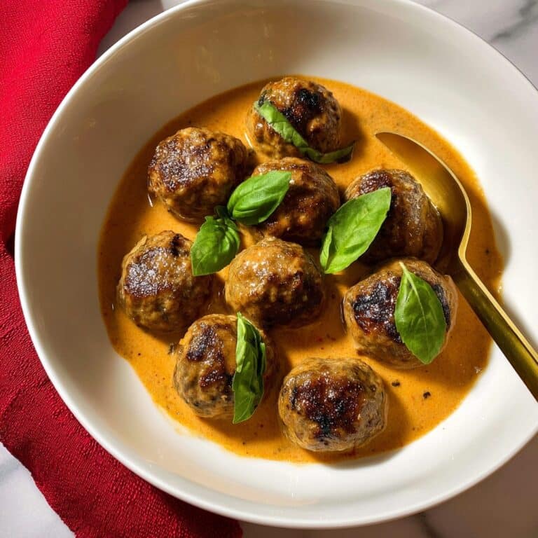 Creamy Marry Me Chicken Meatballs Recipe