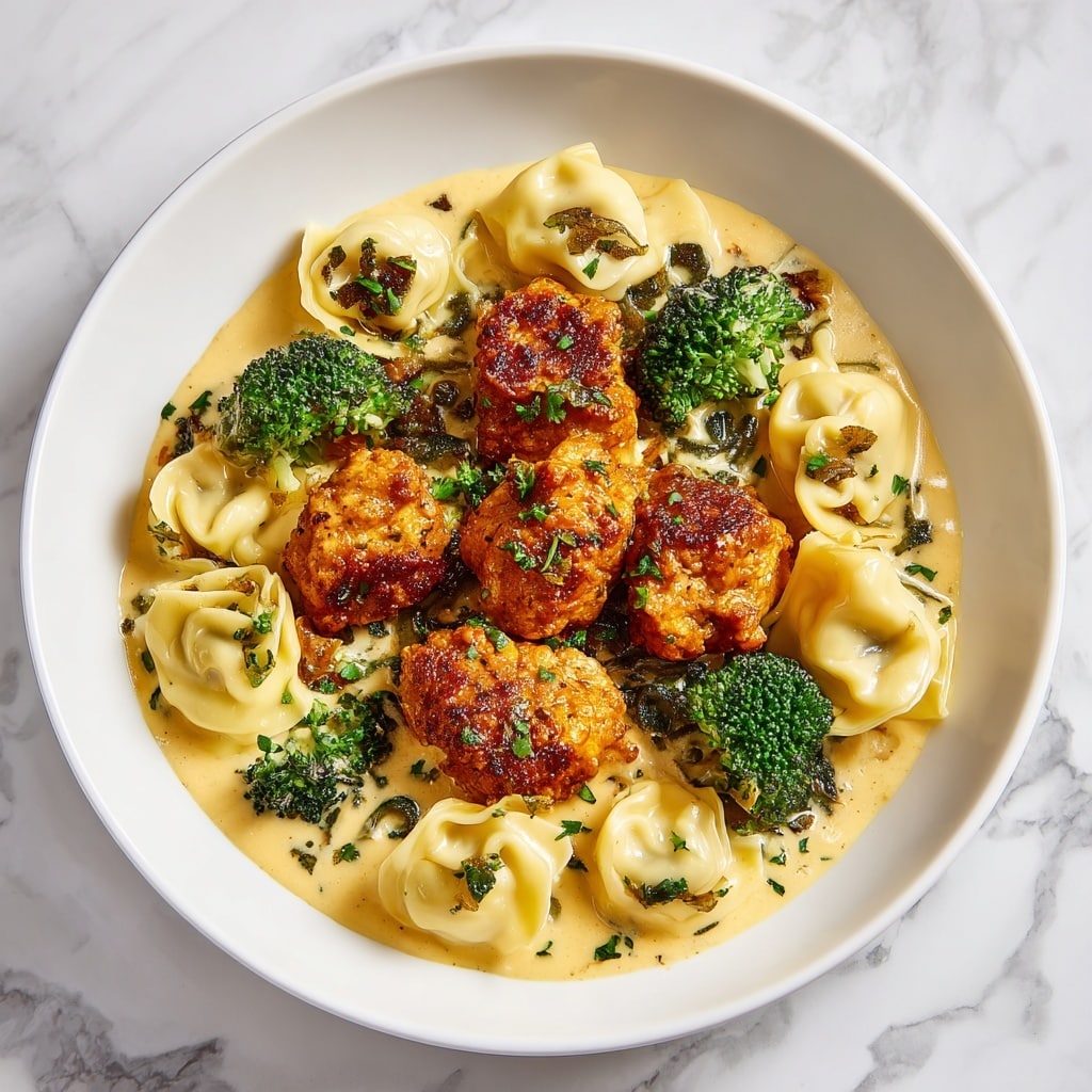 Garlic Parmesan Chicken Tortellini Recipe - Recipe Image