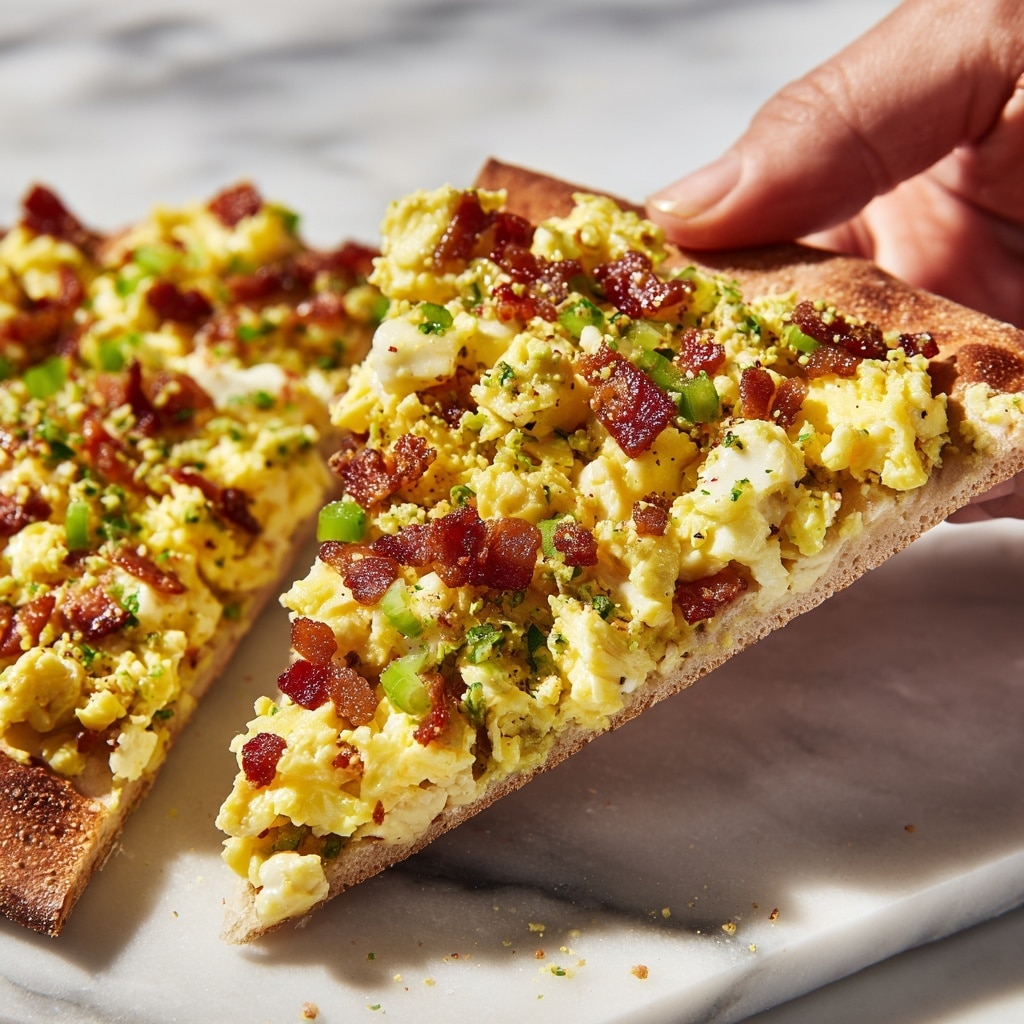 Easy Breakfast Pizza on a Tortilla Recipe - Recipe Image