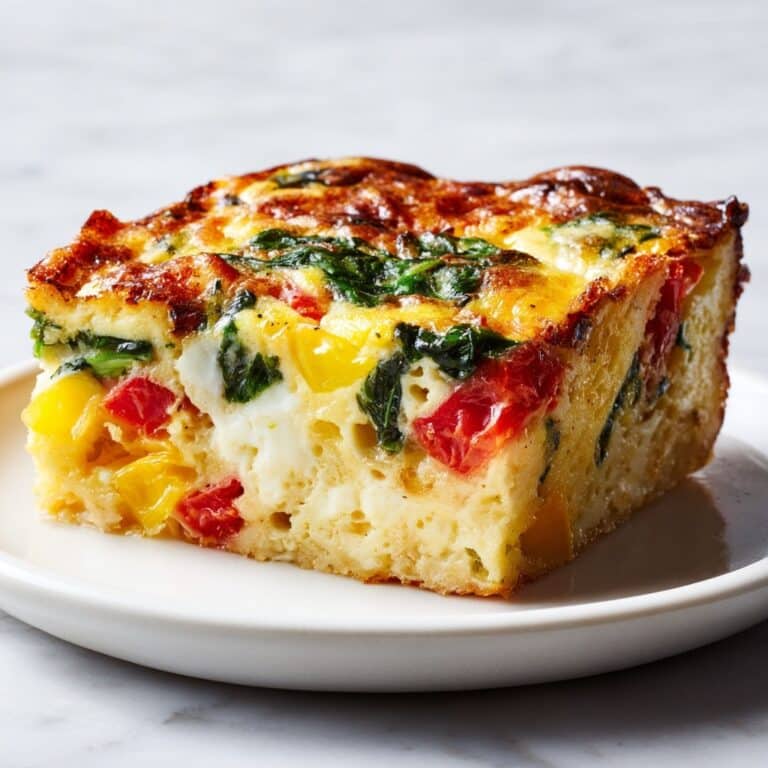 Vegetable Gruyère Bread Strata Recipe