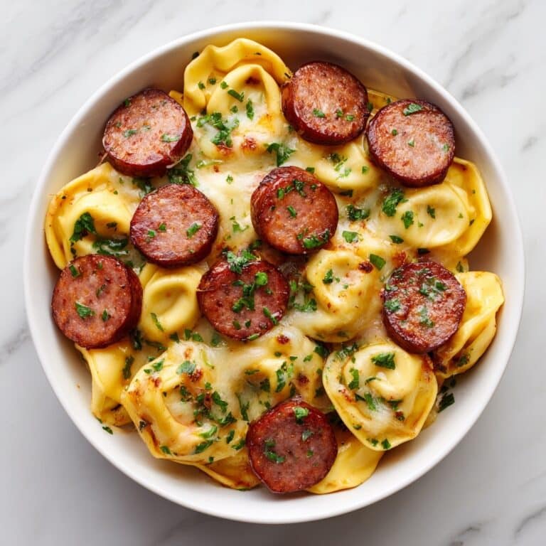 Crockpot Pierogi Casserole with Kielbasa Recipe