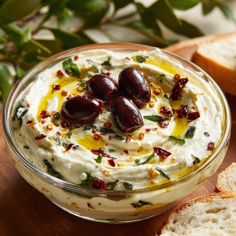 Cream Cheese & Feta Olive Spread Recipe
