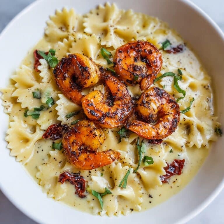 Creamy Garlic Shrimp Pasta Recipe