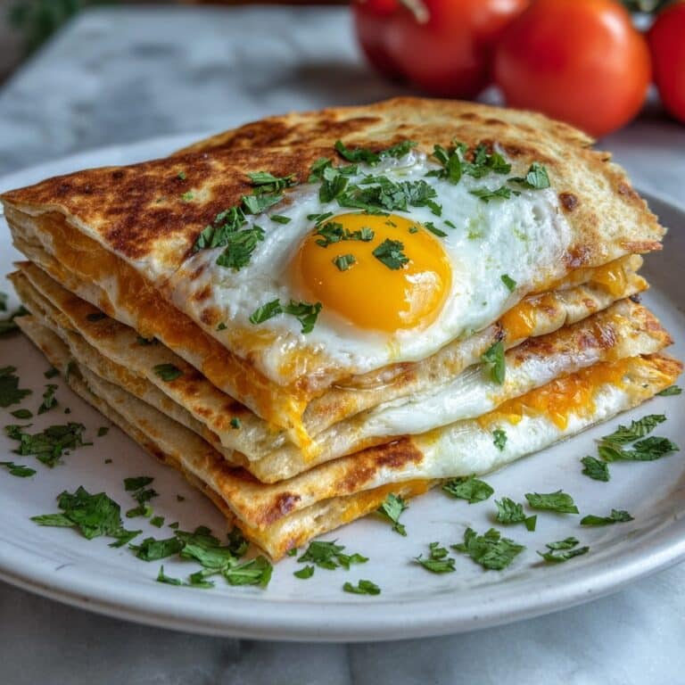 Fried Egg Quesadilla Power Breakfast Recipe