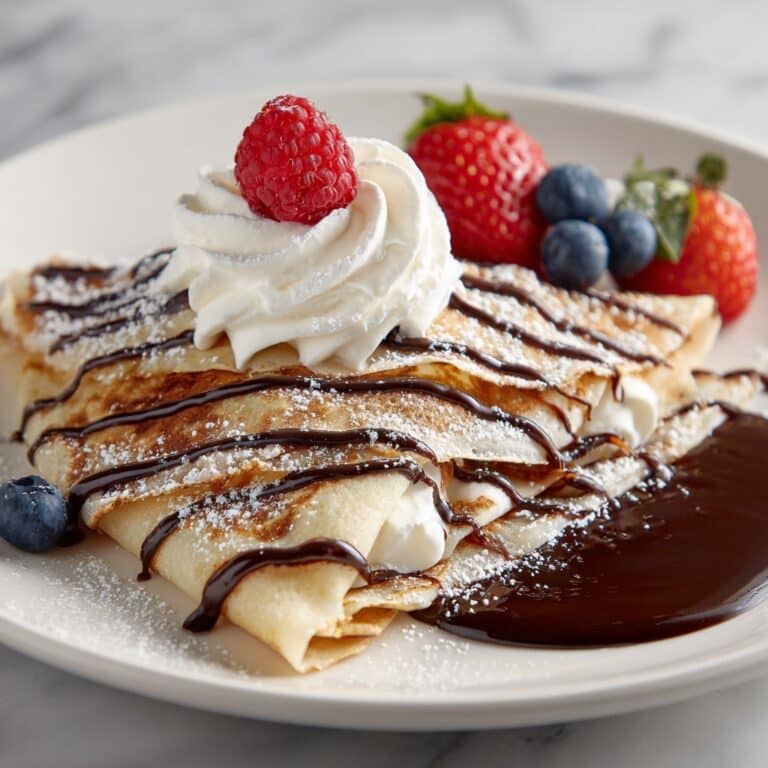 Easy Chocolate Crepes Recipe