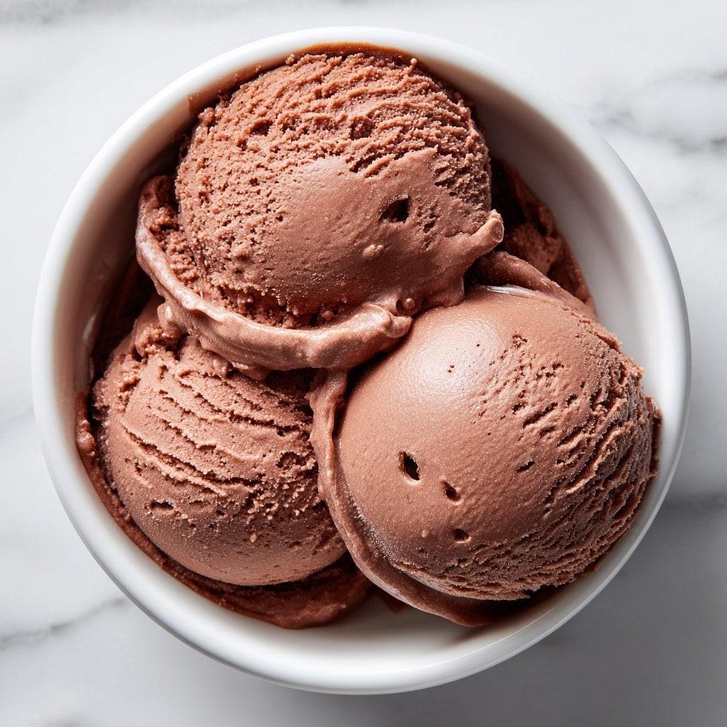 Creamy Frozen Chocolate Ice Cream Recipe - Recipe Image