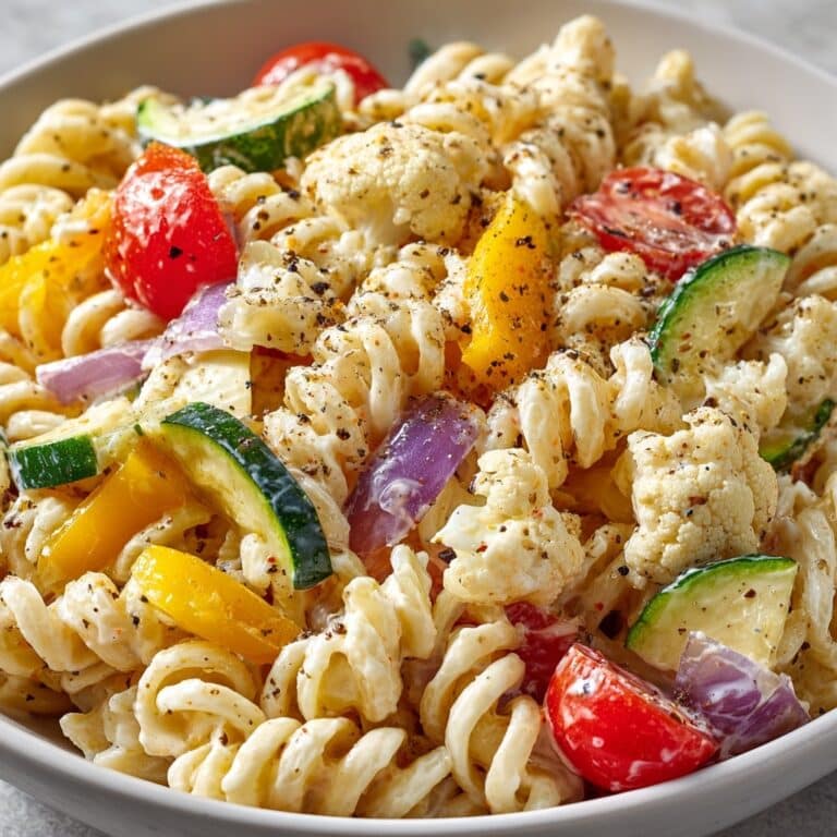 Feta & Roasted Veggie Pasta Recipe