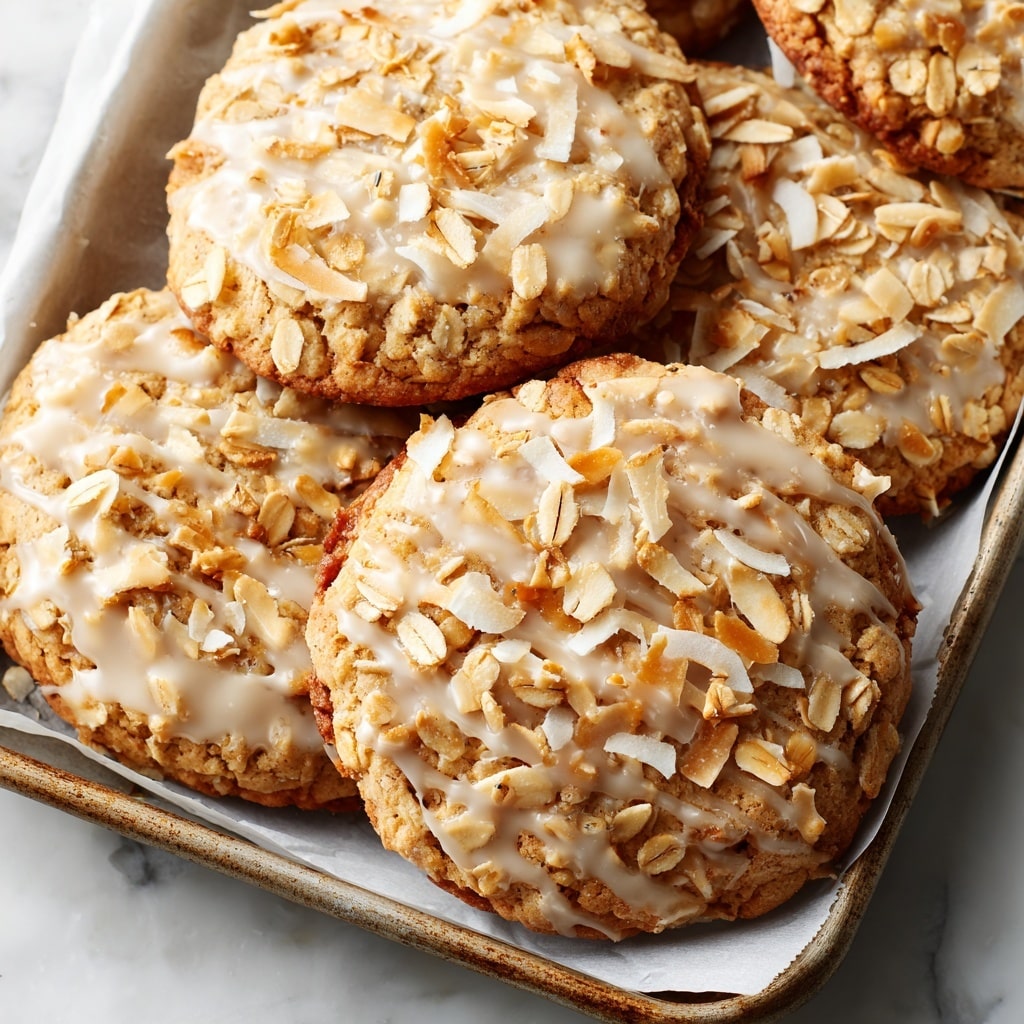 No-Bake Coconut Praline Cookies Recipe - Recipe Image