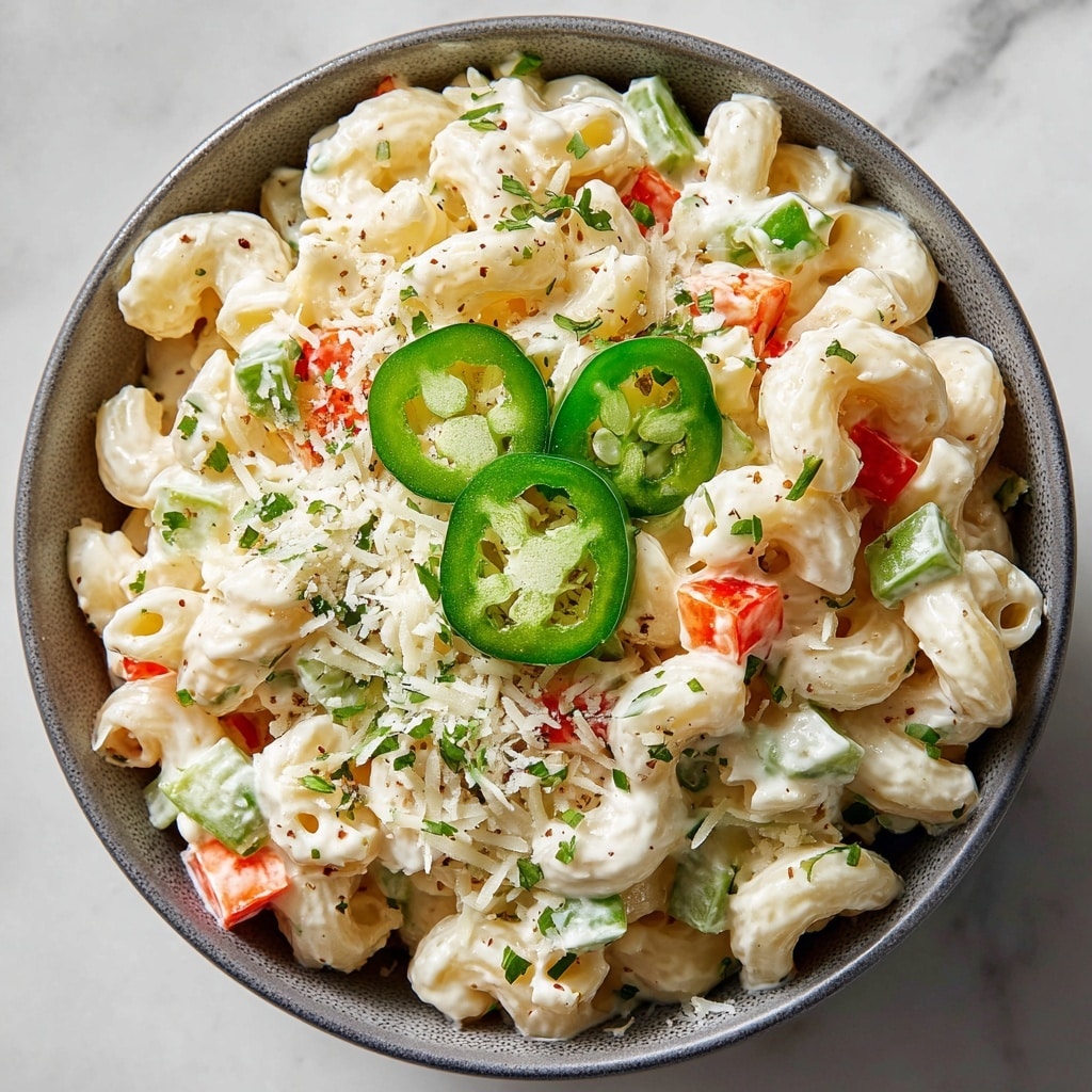 Jalapeño Popper Macaroni Salad Recipe - Recipe Image