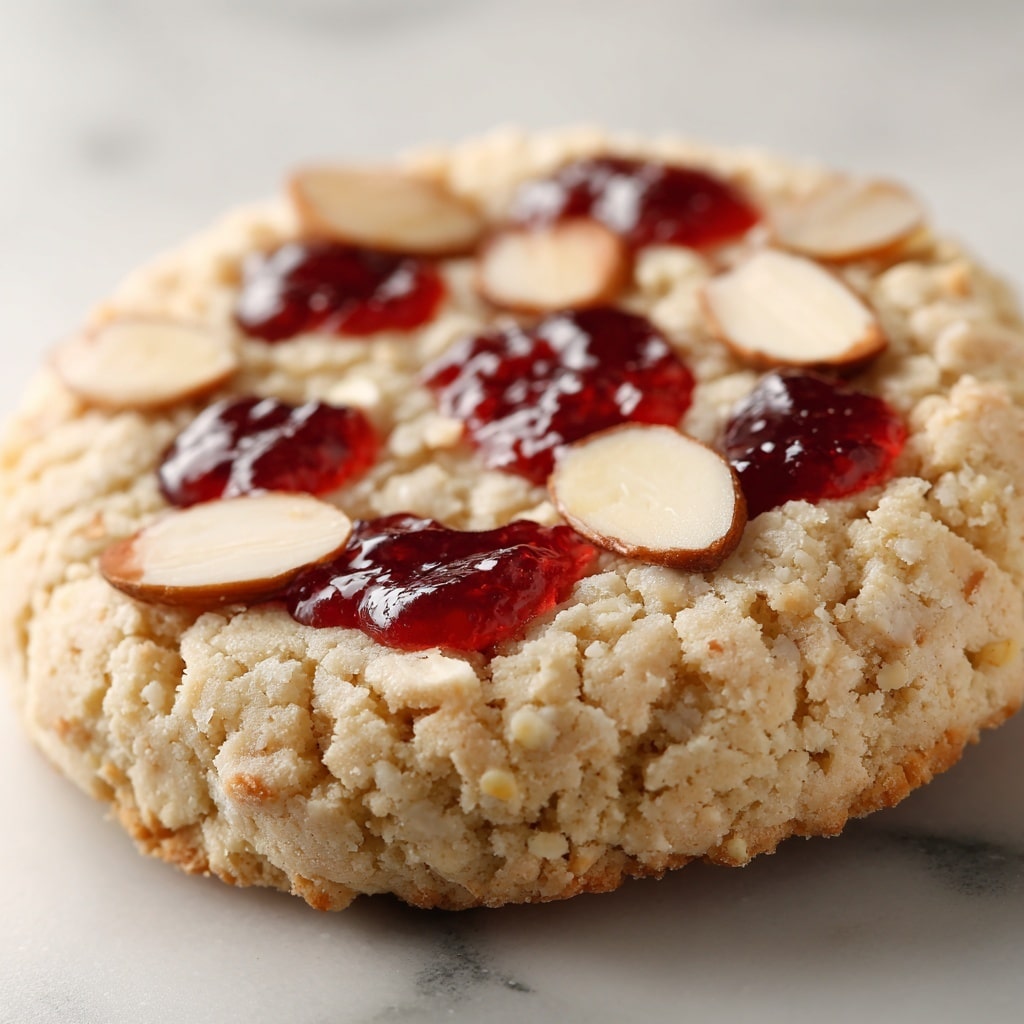 Cherry Almond Shortbread Cookies Recipe - Recipe Image