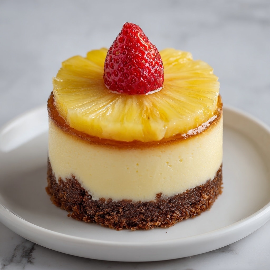 Mini Pineapple Upside-Down Cheesecakes Recipe - Recipe Image