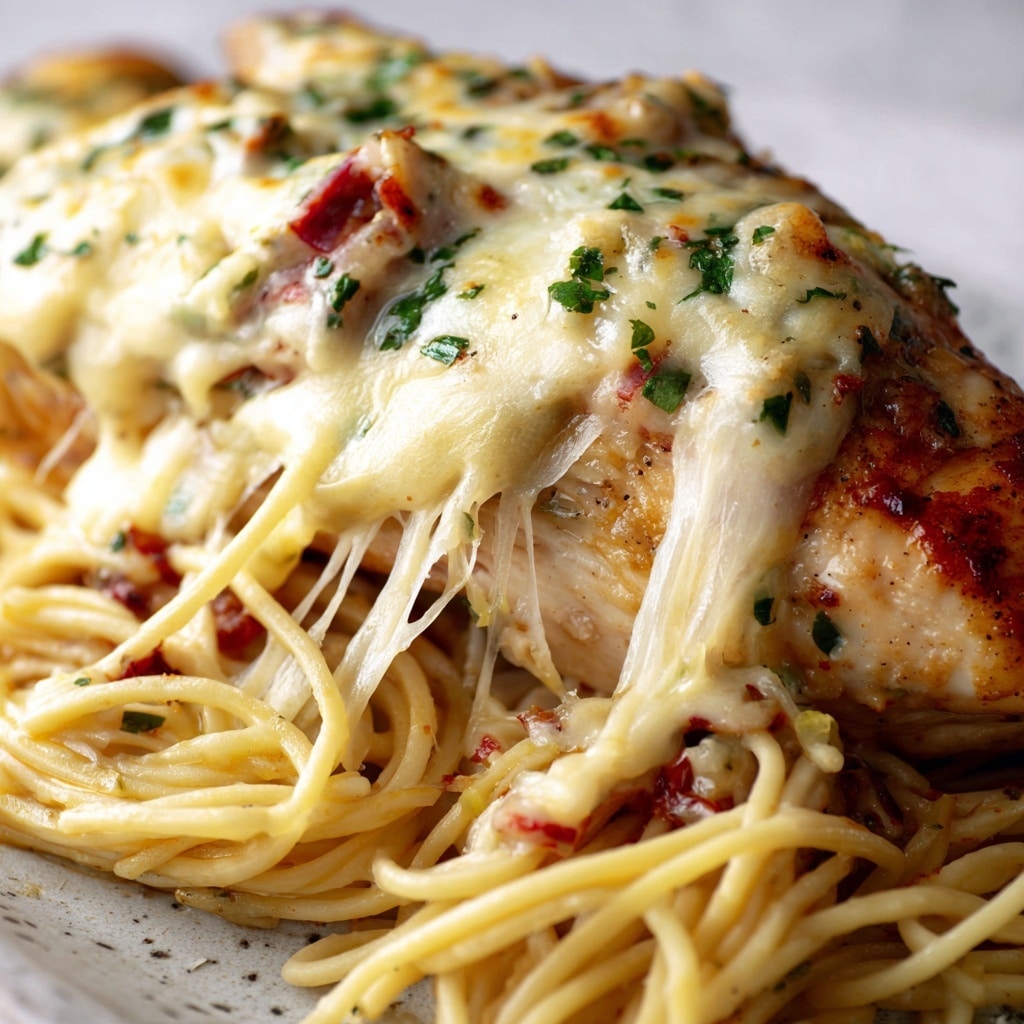 Cheesy Chicken Spaghetti Recipe - Recipe Image