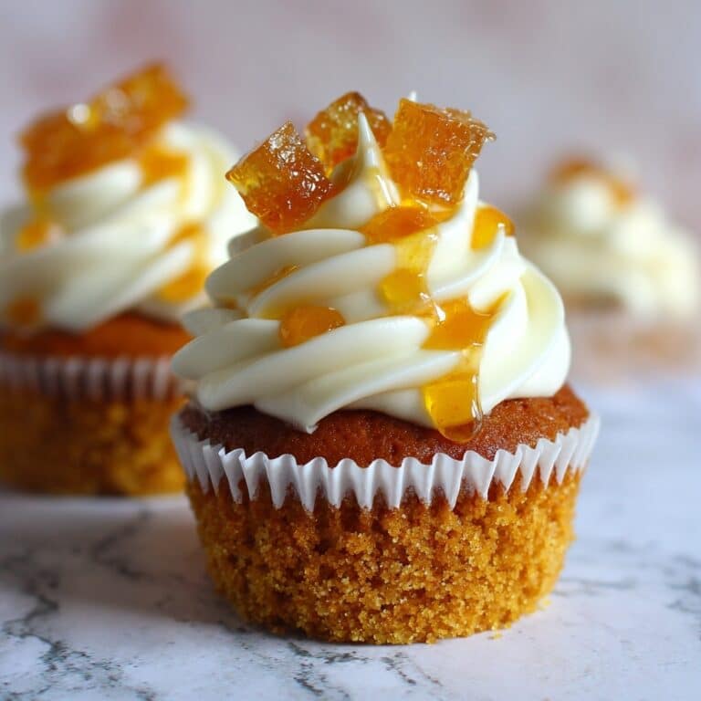 Honey Peach Cream Cheese Cupcakes Recipe